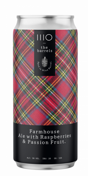Farmhouse Ale with Raspberries & Passion Fruit