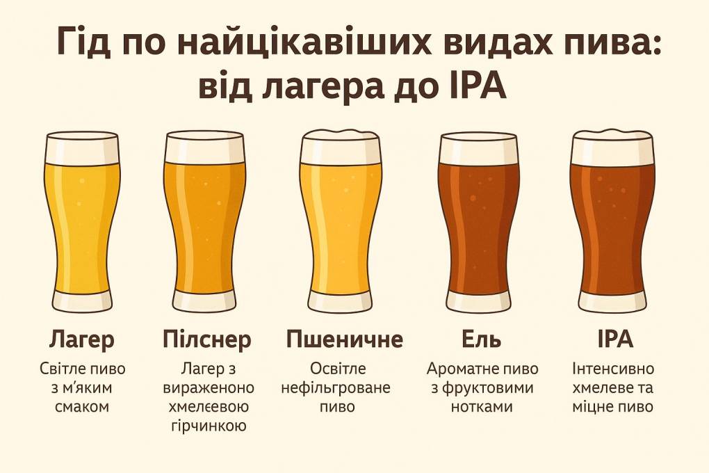 Популярні стилі пива: що вибирають у світі та в Україні?