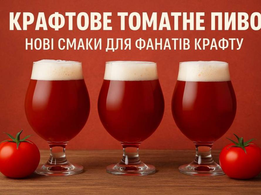 Крафтове томатне пиво: нові смаки для фанатів хмелю IIIO BREWERY